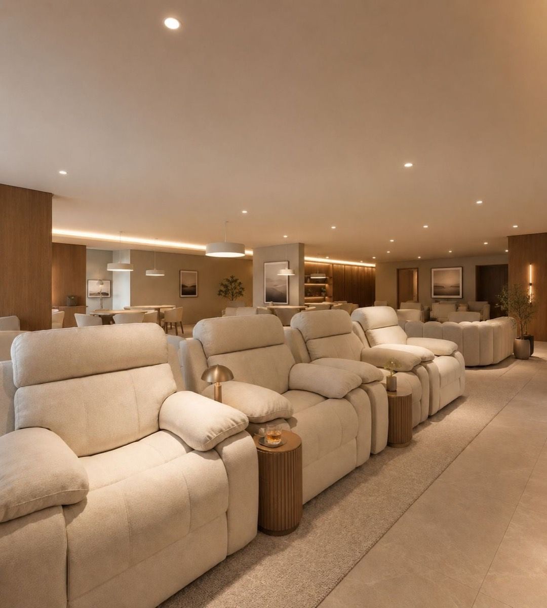Lounge com poltronas